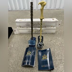 Set of Harry Potter Wands Lord Voldemort & Hermoine Universal Studios